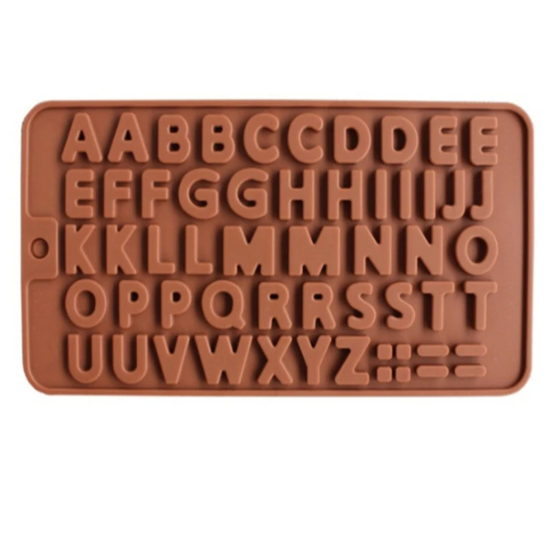 

Hot 48 Letters Silicone Mold DIY Chocolate Soft Candy Jelly Mold Bakeware Tools Cake Decorating Accessories Kitchen Gadgets