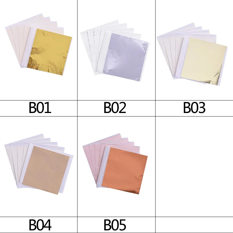 Золотая фольга 8/14 см 100 шт. декоративное искусство позолота имитация золота