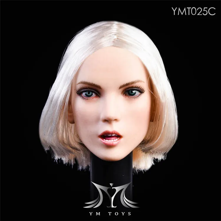 Женская фигурка в наличии YMT025 1/6 с высаженными фиолетовыми/черными/серебряными
