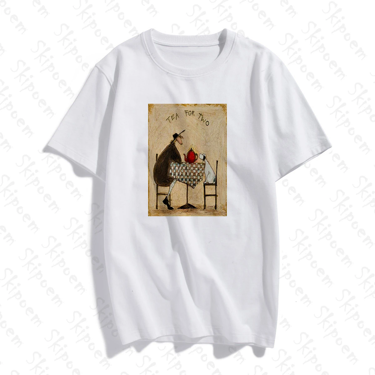 Футболка женская хлопковая в стиле панк/готика с коротким рукавом|Футболки| |