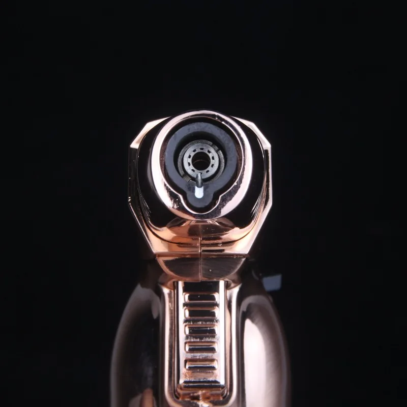 

Desktop Spray Gun Welding Torch Straight Into The Lighter Kitchen Barbecue Tool Windproof Butane Metal Gas Lighter Mens Gift
