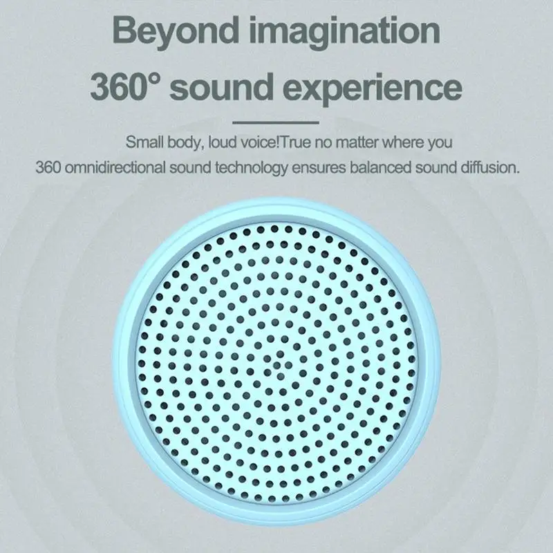 

Portable Wireless Bluetooth 5.0 Speaker Mini Music Audio TWS Stereo Sound Speaker Loudspeaker Bass Soundbox with Microphone