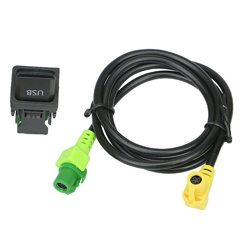 

Car USB AUX Switch Cable USB o Adapter RCD510 RNS315 For- Pat B6 B7 Golf 5 MK5 Golf 6 MK6 Jetta 5 MK5 CC