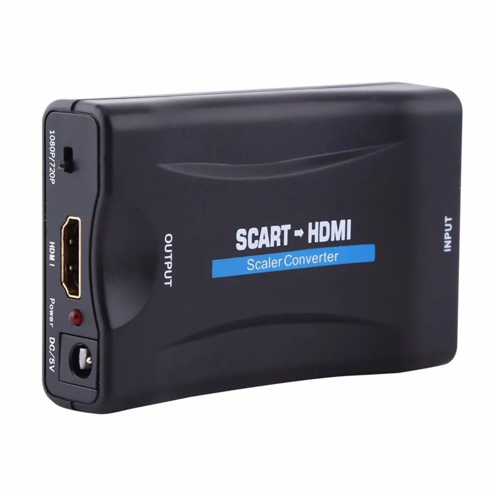 Конвертер SCART в HDMI-совместимый преобразователь видео 1080P аудио высокого класса AV