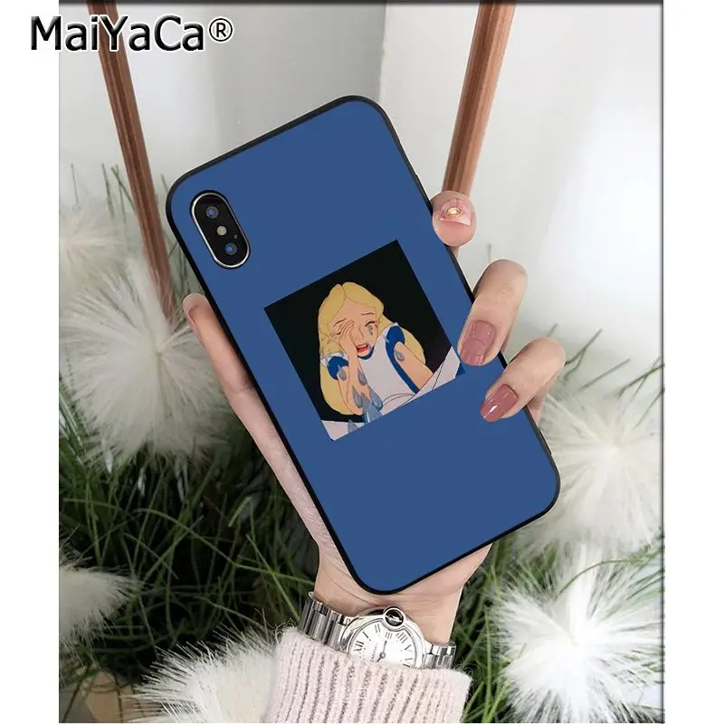 A3 Мягкий силиконовый чехол для телефона MaiYaCa Alice in Wonderland Cheshire Cat из ТПУ для iPhone 8 7 6 6S Plus X XS MAX 5 5S SE XR Mobile Cover - Цвет: A3