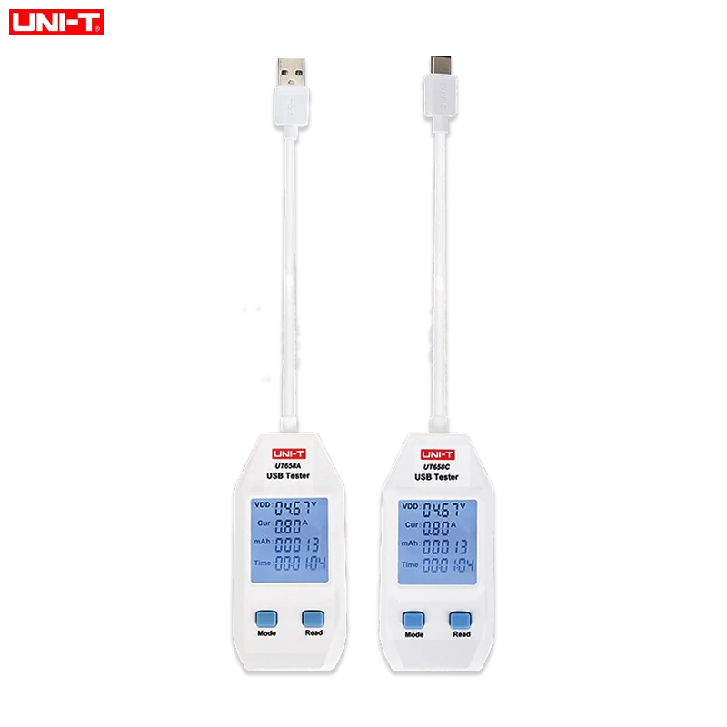 

USB Tester UNI T UT658B Phone Computer Charging Voltage Current Energy Monitor