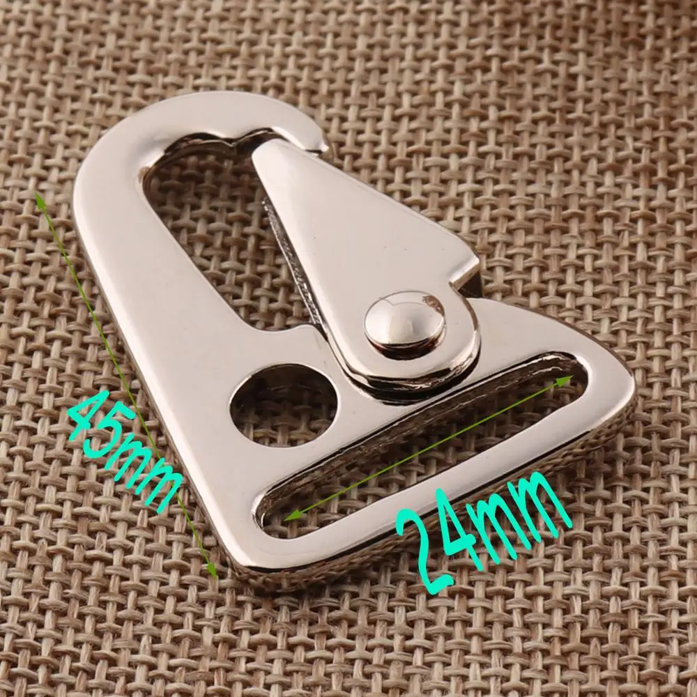 Застежки-карабины 6 шт. серебристые застежки-карабины 1 дюйм для ворот сумок