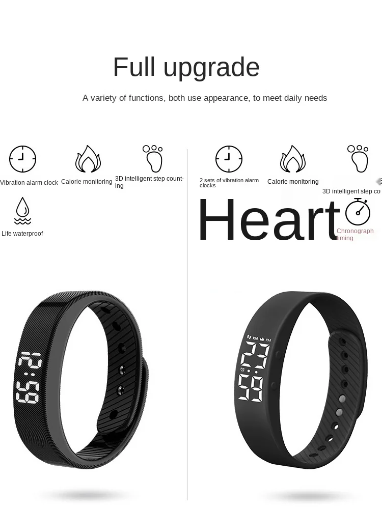 

Disney Smart Watch Male Student Touch Screen Silent Vibration Alarm Clock Reminder Sports Bracelet Running Electronic Watch