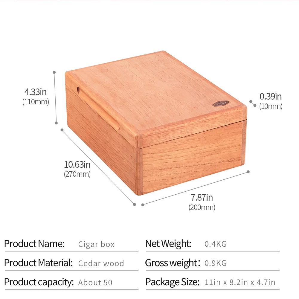 Сигарета CIGARLOONG коробка для увлажнения сигар без краски большая емкость