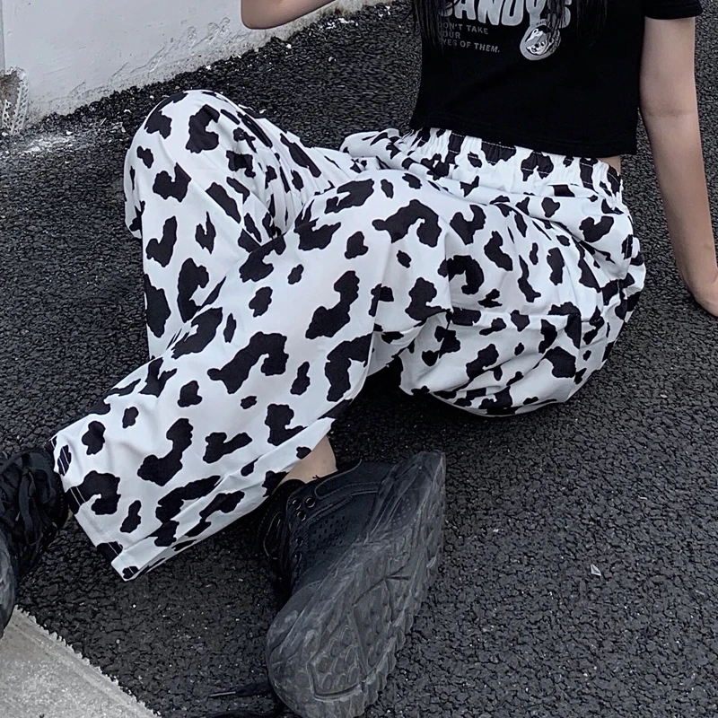 

Woman Pants High Waist Straight Plus Size Trousers Loose Casual Teens Streetwear 2021 New Fashion Korean Style Summer Pants