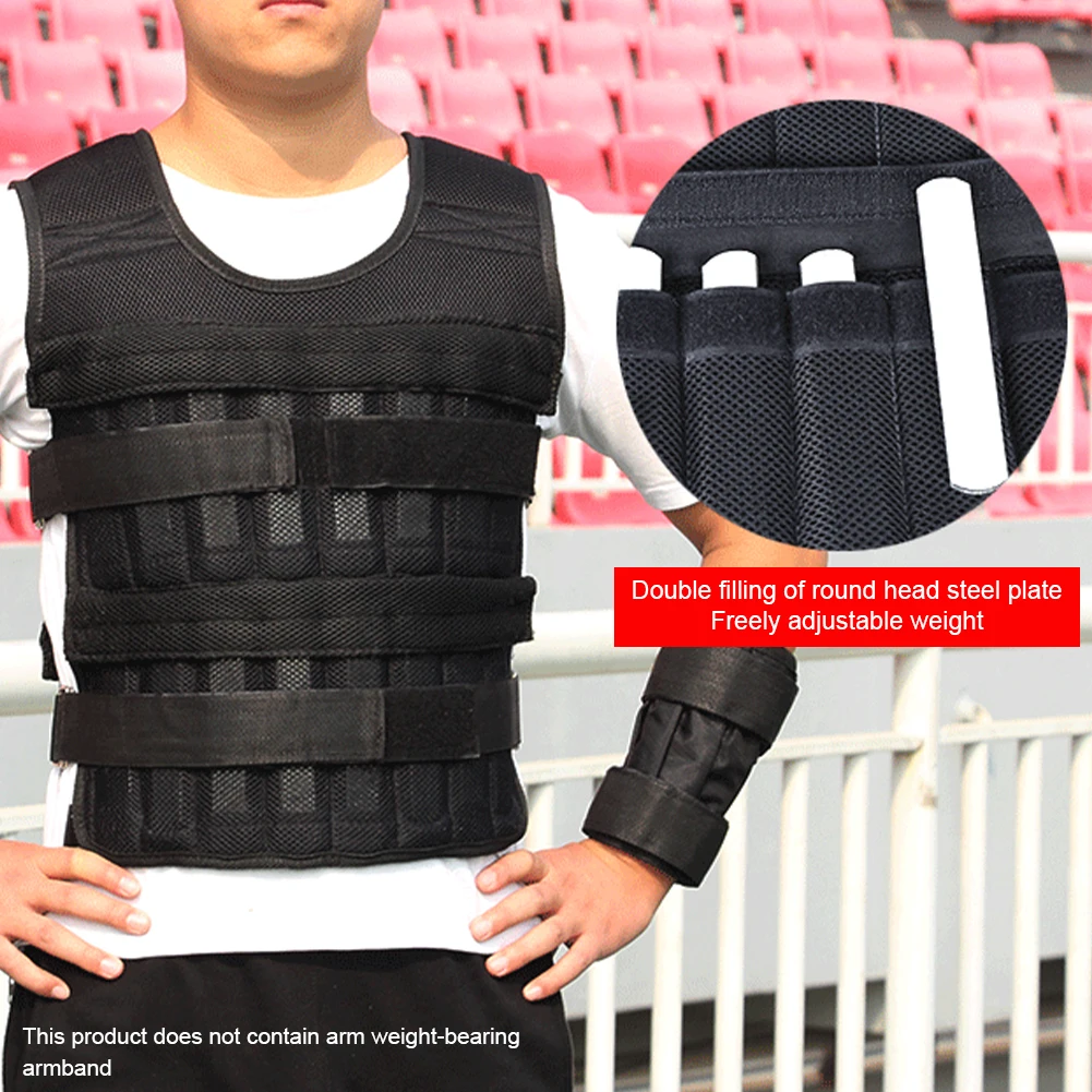 

Loading Weight Vest For Boxing Weight Training Workout Fitness Gym Equipment Adjustable Waistcoat Jacket Sand Clothing