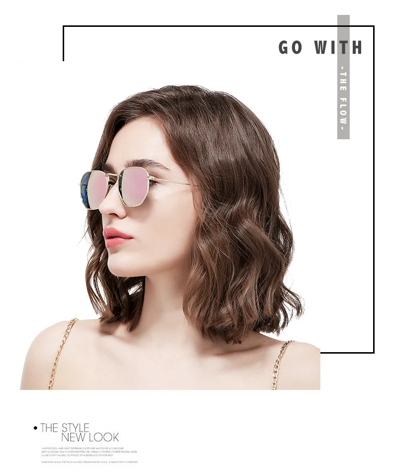 Солнечные очки Bruno dunn в металлической оправе мужские Классические отражающие