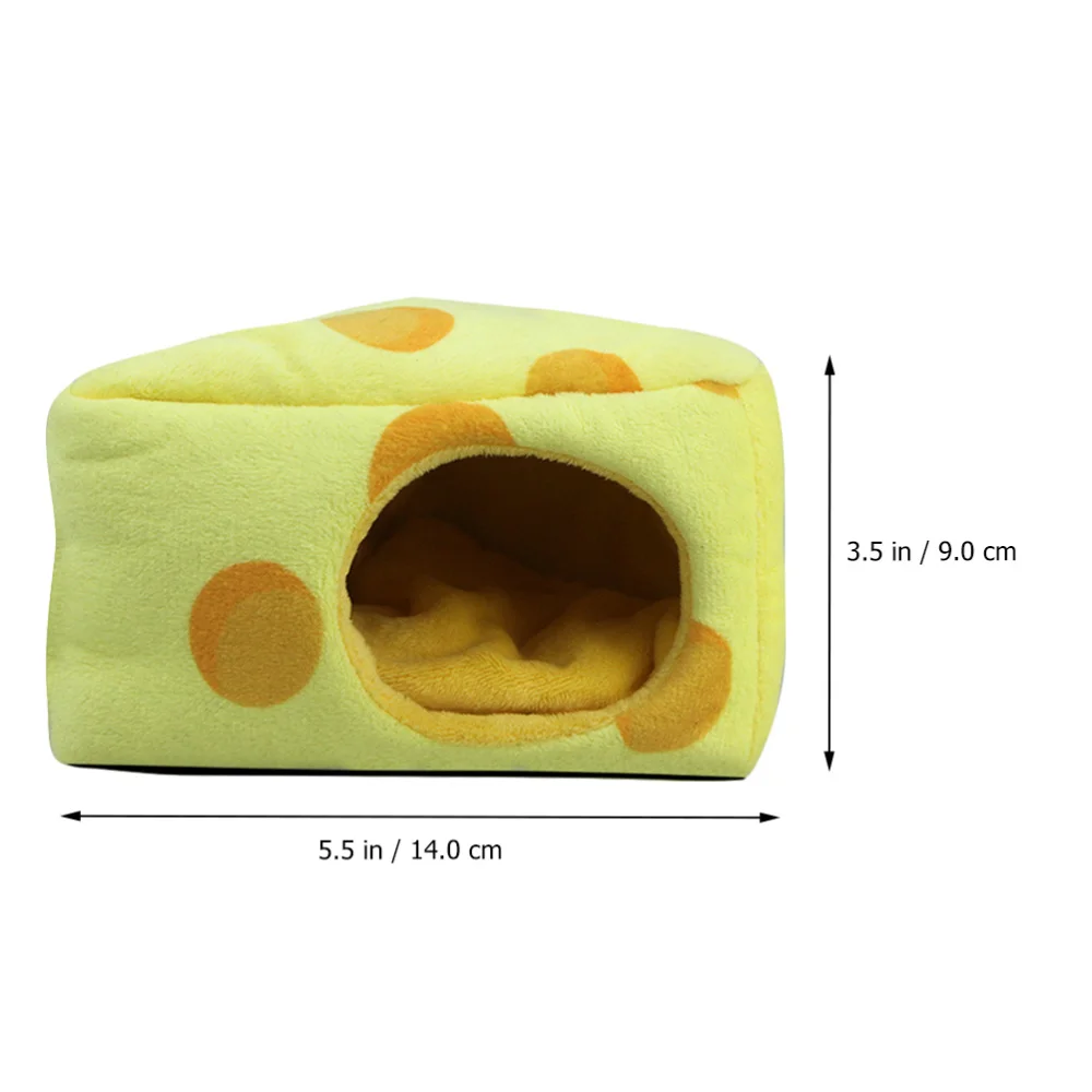 

Small Animal Rats Hamster Winter Warm House Cartoon Cake Shape Cave Nest Bed