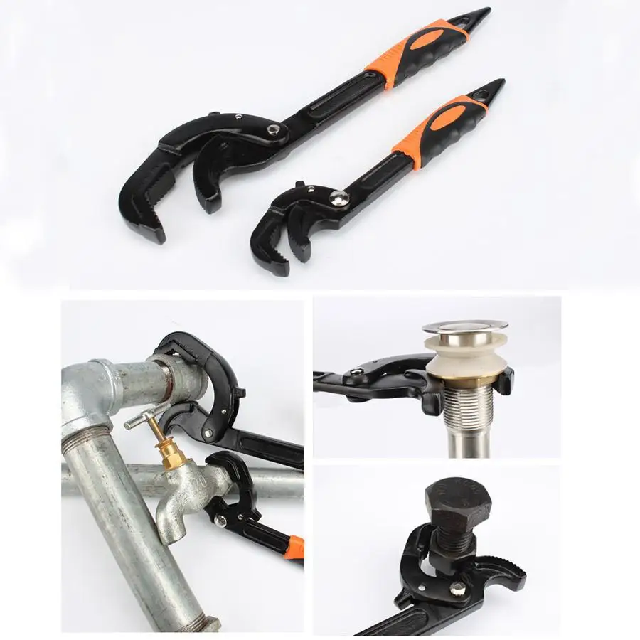 

Universal 14-60mm Wrench Adjustable Multifunctional Quick Set for Pipe And Nut Heavy Carbon Steel Kit Tool