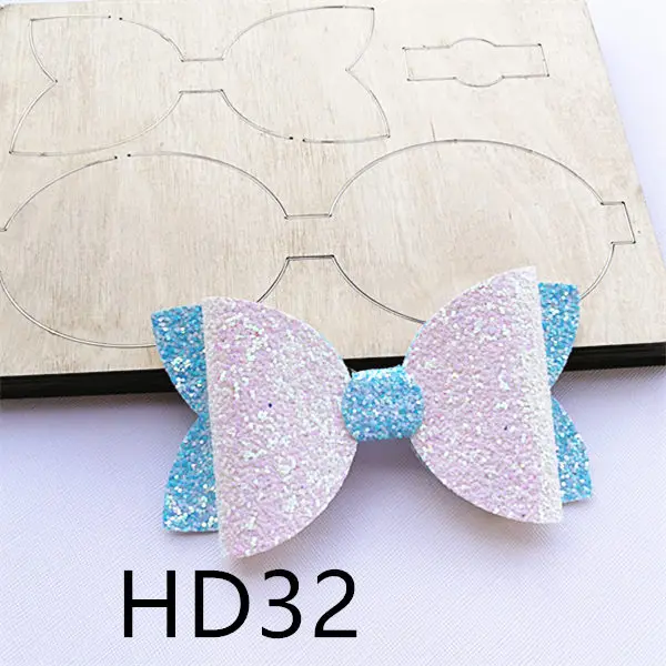 HD32 5 дюймов с большим бантом режущая пластина высечки из дерева для волос | Дом и