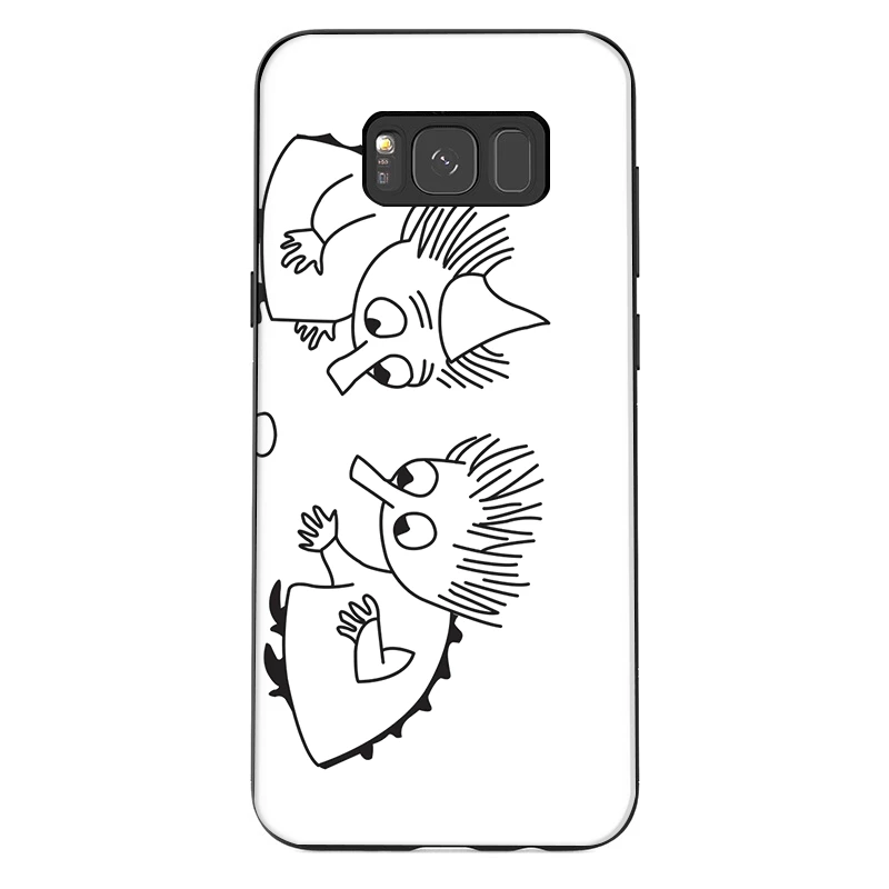 B11 Мобильный чехол для телефона из термополиуретана для samsung Galaxy A50 A70 A10 A30 A40 A3 A5 A6 A7 A8 A9 J6 Защитная крышка милые Бегемот мультяшным персонажем Мумий Тролль - Цвет: B11