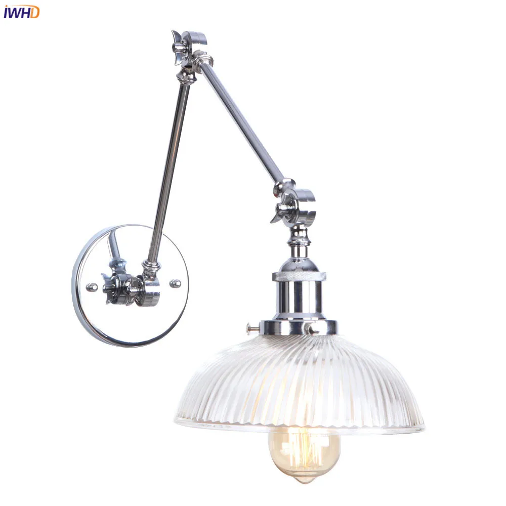 Настенный светильник IWHD в стиле индастриал для спальни ванной зеркала лофта |