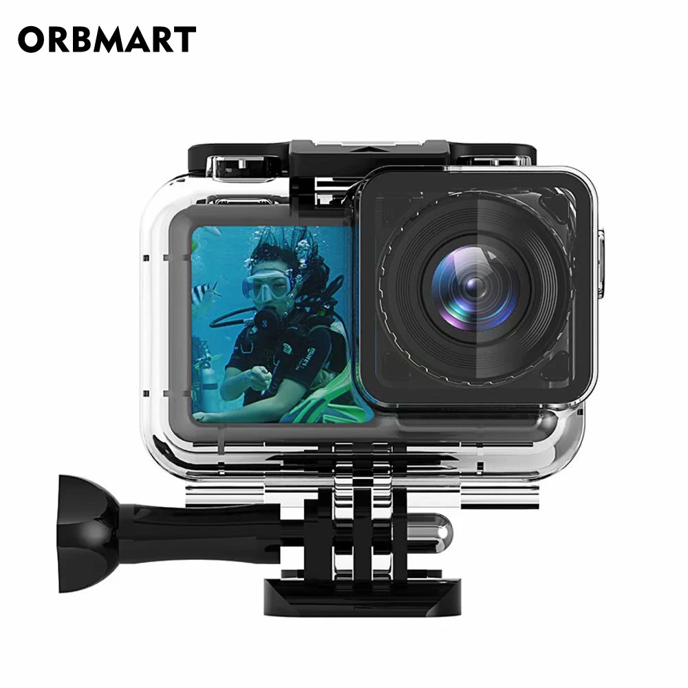 

Водонепроницаемый чехол ORBMART [61 м] для экшн-камеры DJI Osmo, аксессуары для подводного погружения, водонепроницаемый корпус, чехол