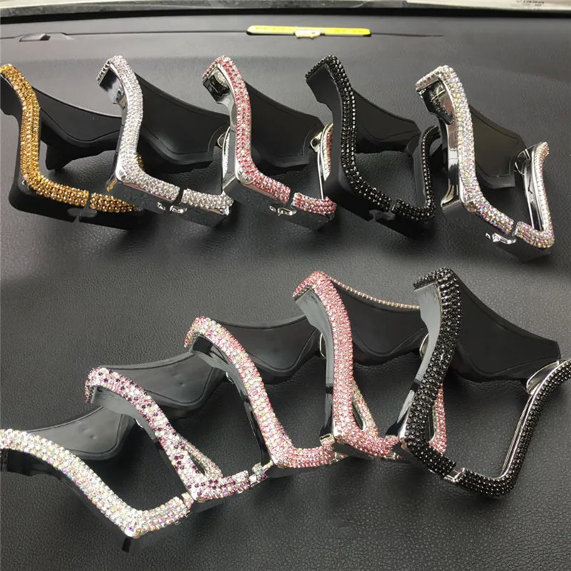 Универсальный автомобильный держатель для телефона со стразами с креплением на