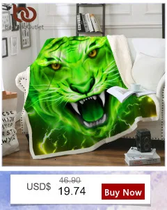 Постельные принадлежности Outlet Tiger детское одеяло s для кроватей акварельное плюшевое одеяло дикое животное пользовательское одеяло белый Cobertor роскошные постельные принадлежности