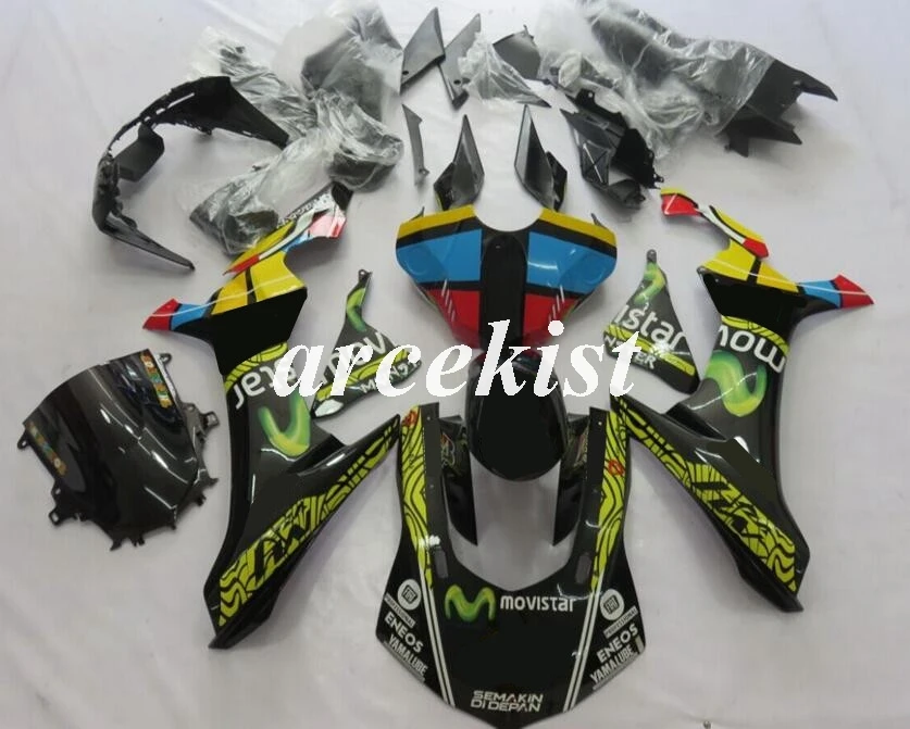 

Injection Mold New ABS Fairings kit fit for YAMAHA YZF-R1 2015 2016 2017 2018 YZF R1 15 16 17 18 YZF1000 Custom