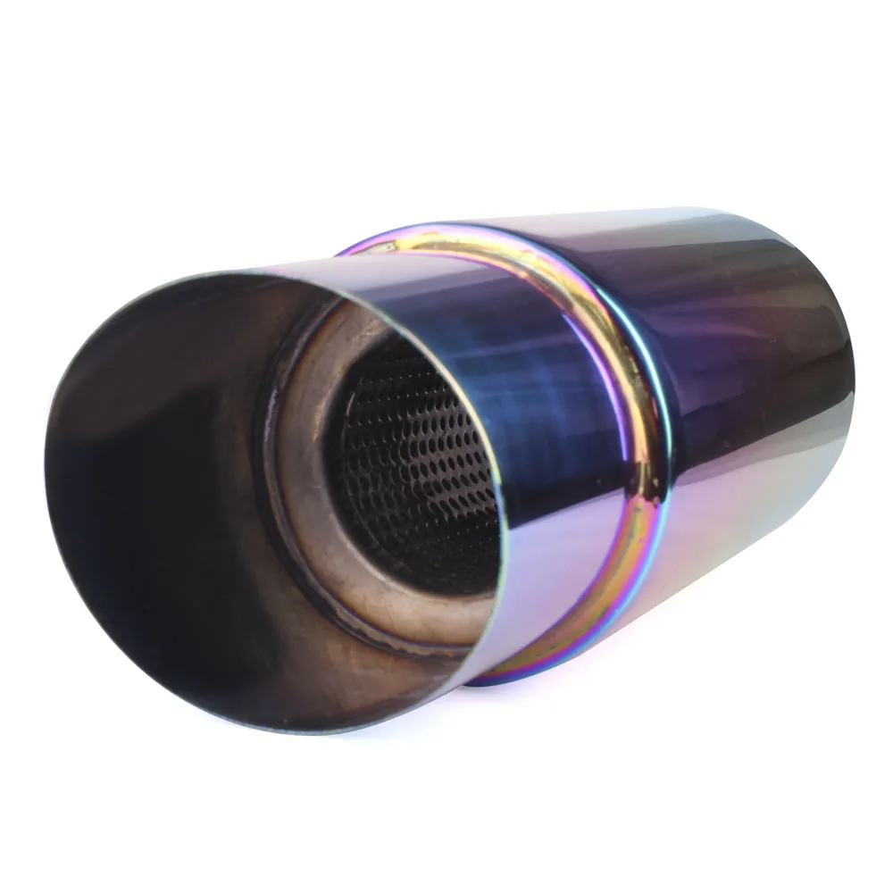 Универсальная выхлопная труба RASTP Neo Chrome Hi Power из нержавеющей стали 304 гоночный