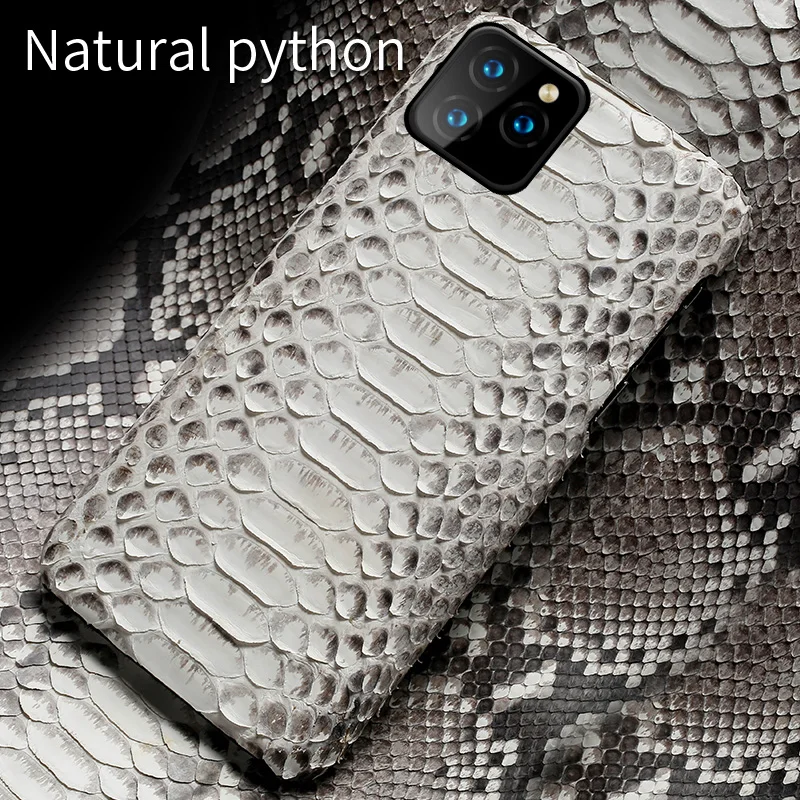 Чехол из натуральной кожи для iphone 11 pro max pyton задняя крышка чехол xr xs 7 8 настоящая