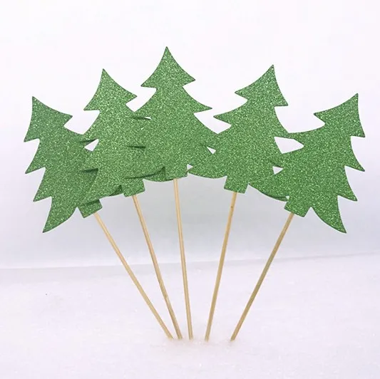 Хит продаж украшение для торта карта звезда Рождественская елка ворс животные