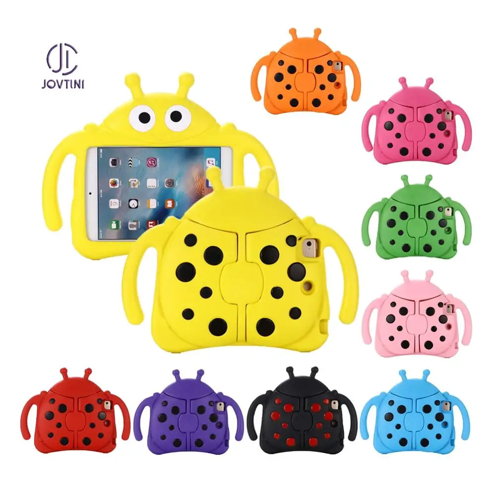 Чехол для iPad 9 7 2017 2018 Air 2 Pro нетоксичный мультяшный Жук ударопрочный детский чехол