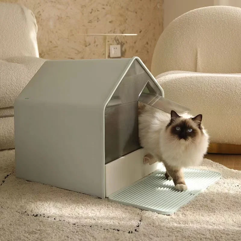 

arenero gato cerrado, Closed Sandbox Cat Drawer Type Cat's House Litter Box Deodorant Cat Toilet Cat Bedpans Pet Products