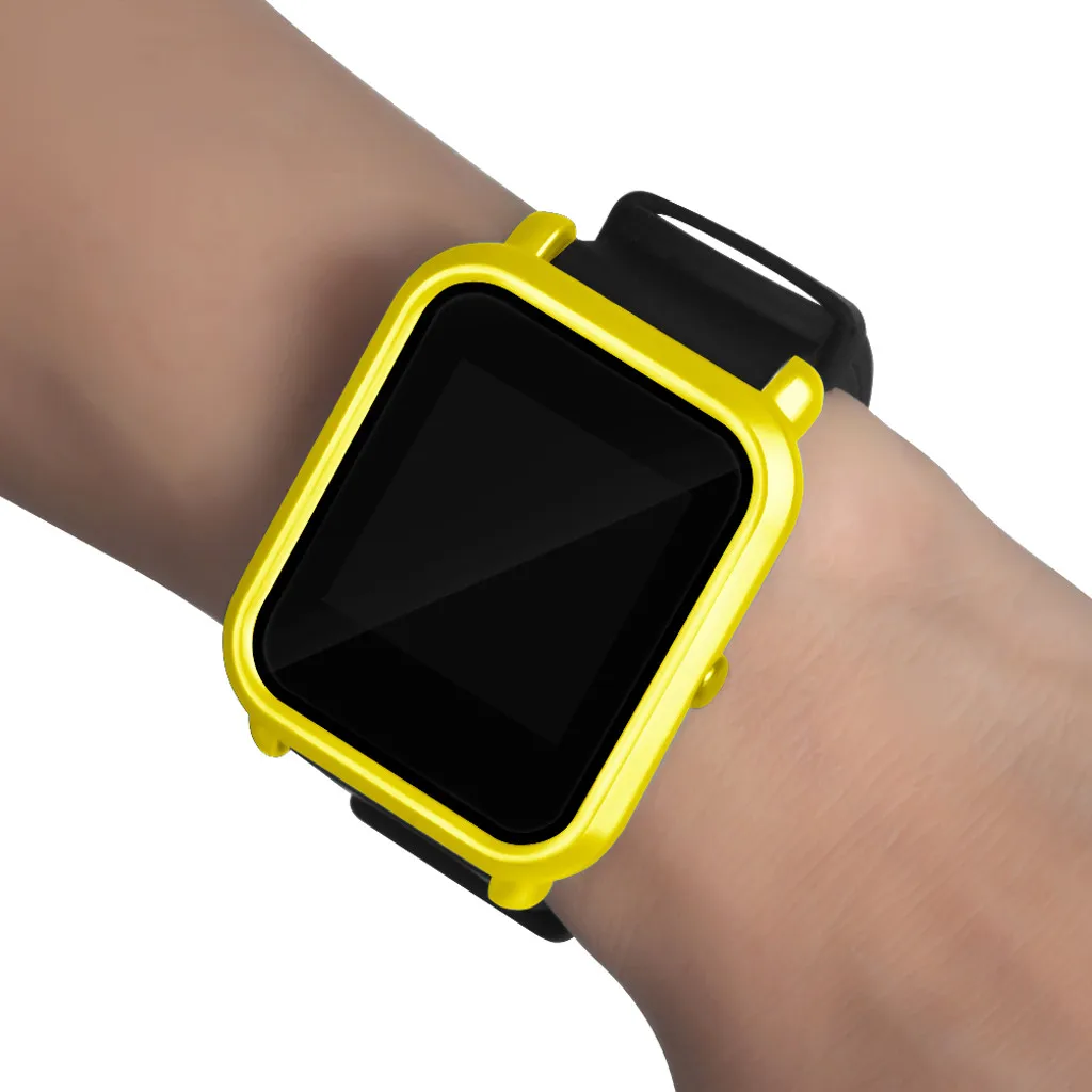 3 шт. Смарт-часы защитный чехол для Xiaomi Huami Amazfit Bip Молодежные часы красочная Рамка Тонкий ПК Защитный чехол оболочка
