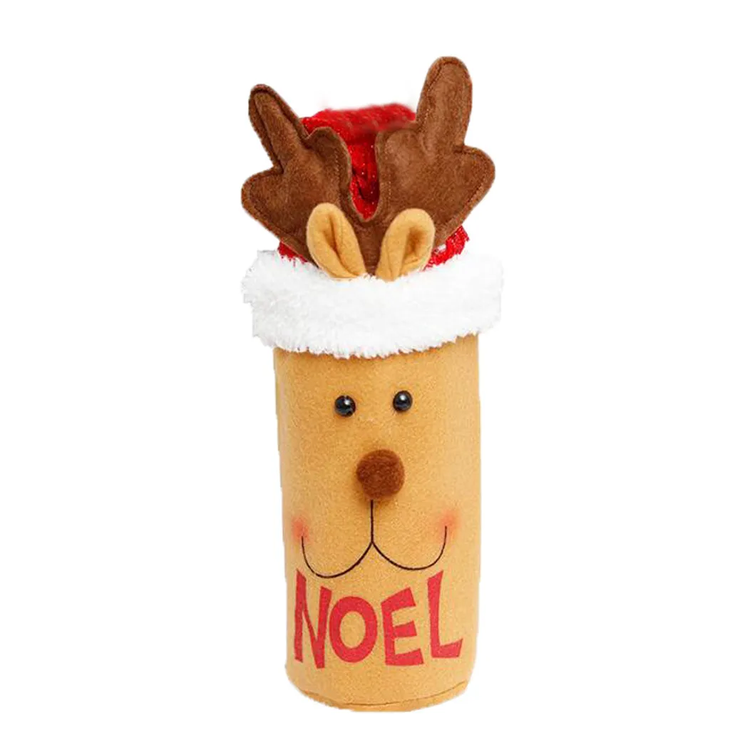 Рождественские украшения свитер бутылка старый человек одежда для бутылок