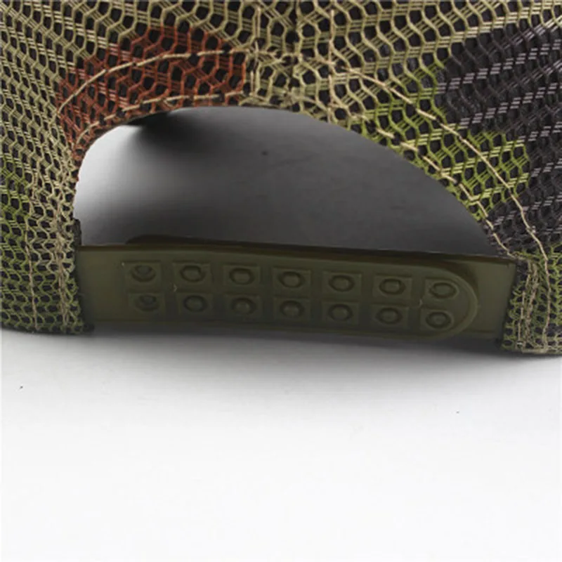 Новая модная мужская кепка камуфляжная сетчатая бейсболка летняя Мужская для