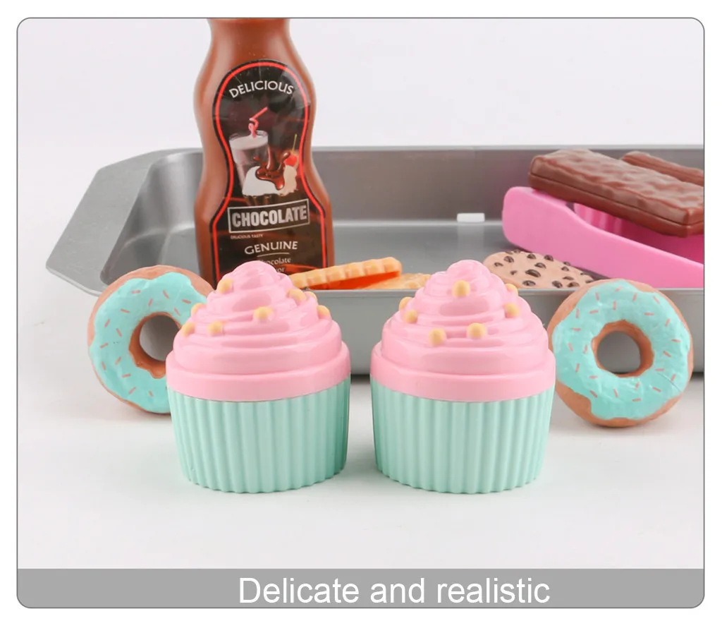 Детская ролевая игра для печенья продуктов питания комплект маленькой девочки