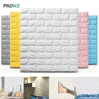10 20pcs3d wall sticker brick sticker diy waterproof foam wallpaper for bedroom kid room kitchen roof ceiling background sticker