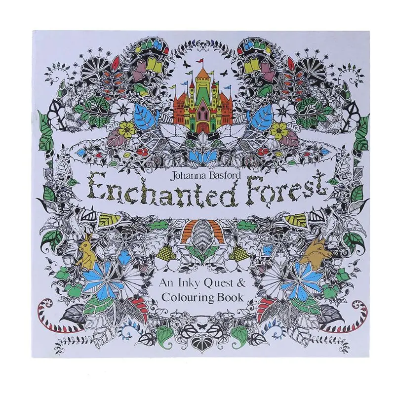 Новая книга раскраска Johanna Basford для охоты за сокровищами|books for adults|coloring books adultscoloring
