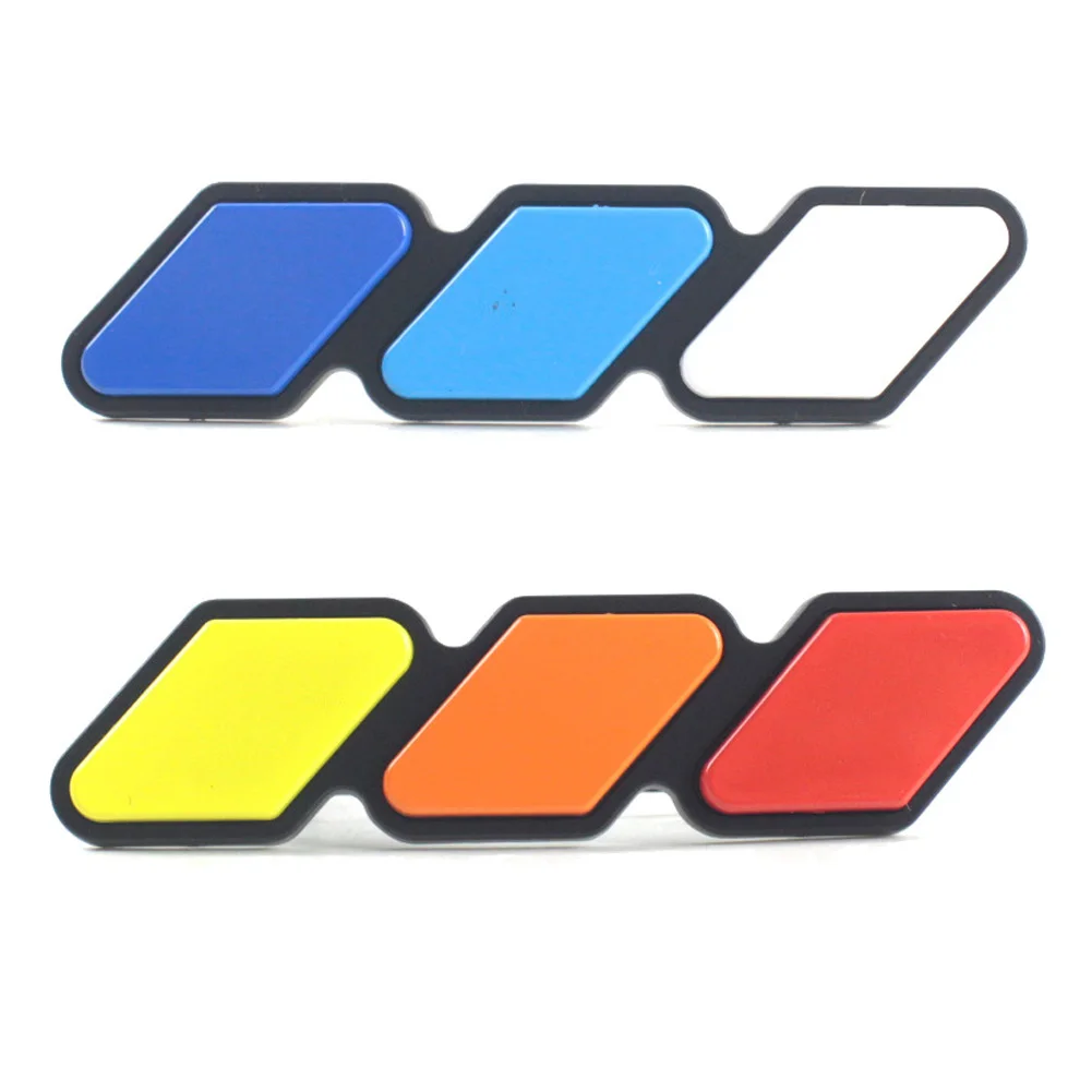 

China Grid Grille Tricolor 3Grille Car Label Modification Suitable For Toyota 4runner Tundra Super Bright Badge Logo Car Sticker