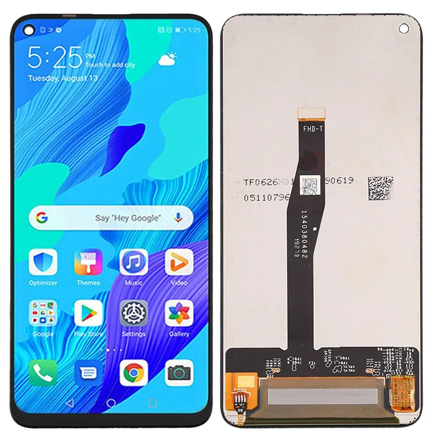 

ЖК-дисплей для Huawei Nova 5 T YAL-L21 L71 L61, ЖК-дисплей с сенсорным экраном для замены для Nova 5 T, ЖК-экран, дисплей для смартфона