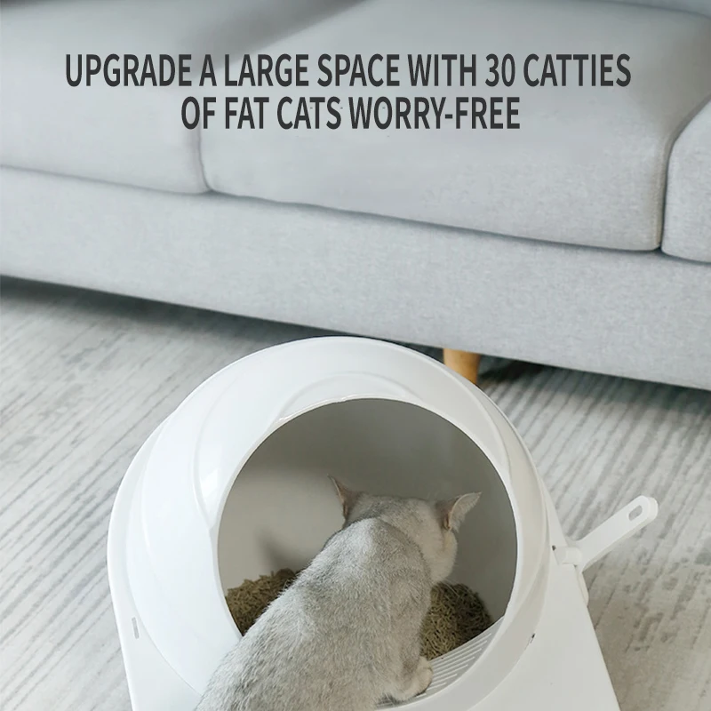 Контейнер для туалета домашних питомцев антибрызгивающий туалет кошек и собак