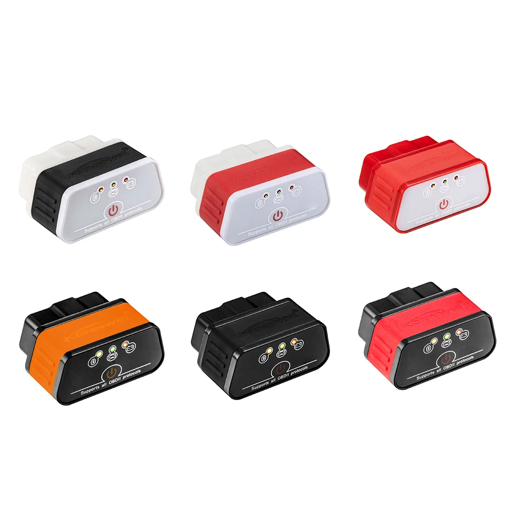 Автомобильные диагностические инструменты KW903 OBDII Mini BT3.0 совместимые с Android Windows