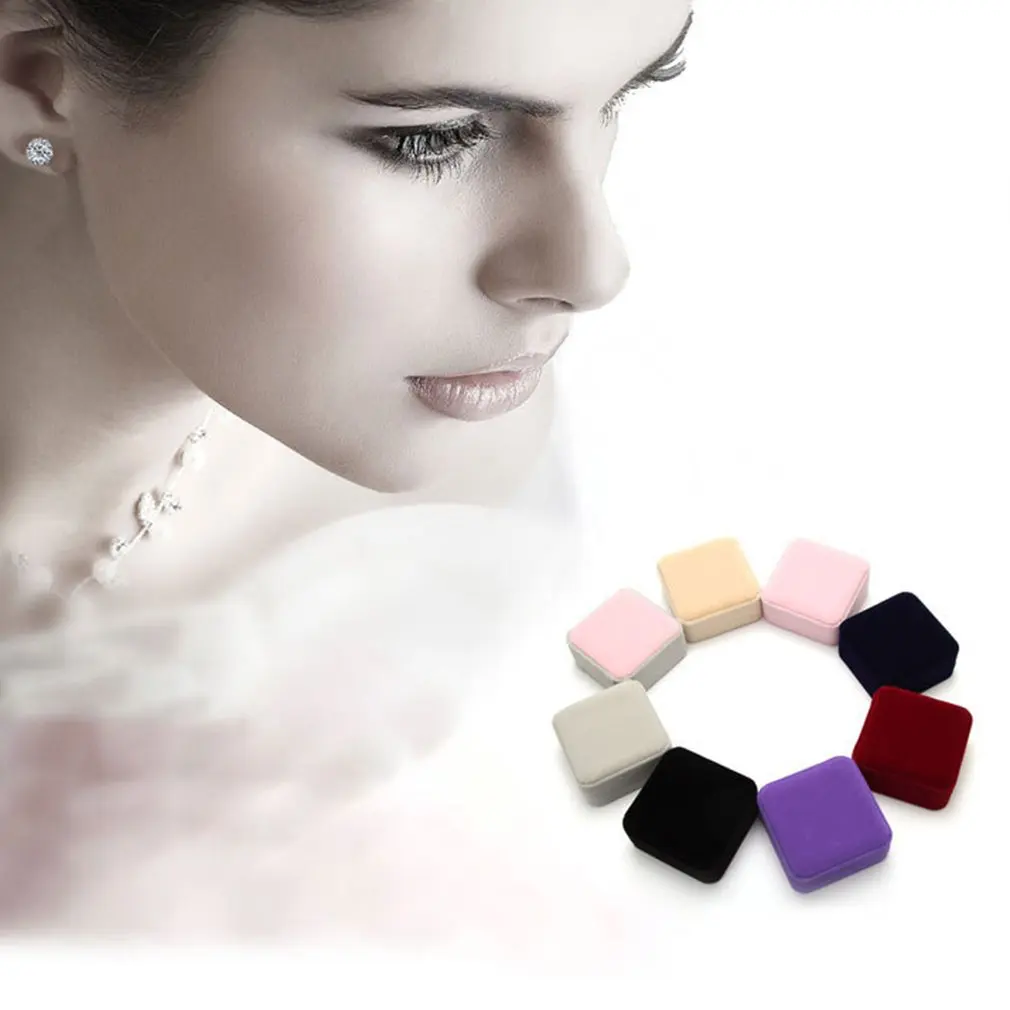 Мини ювелирные изделия Кольцо Подарочная Дисплей упаковки подарков картонная