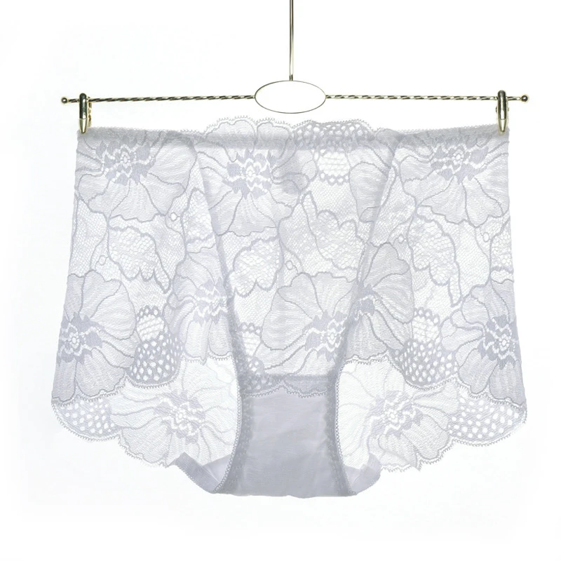 Женское сексуальное нижнее белье трусики с цветочным кружевом и эластичной