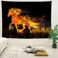 custom high quality horse hanging tapestry home party decoration tapestries photo background cloth table cloth wall tapes