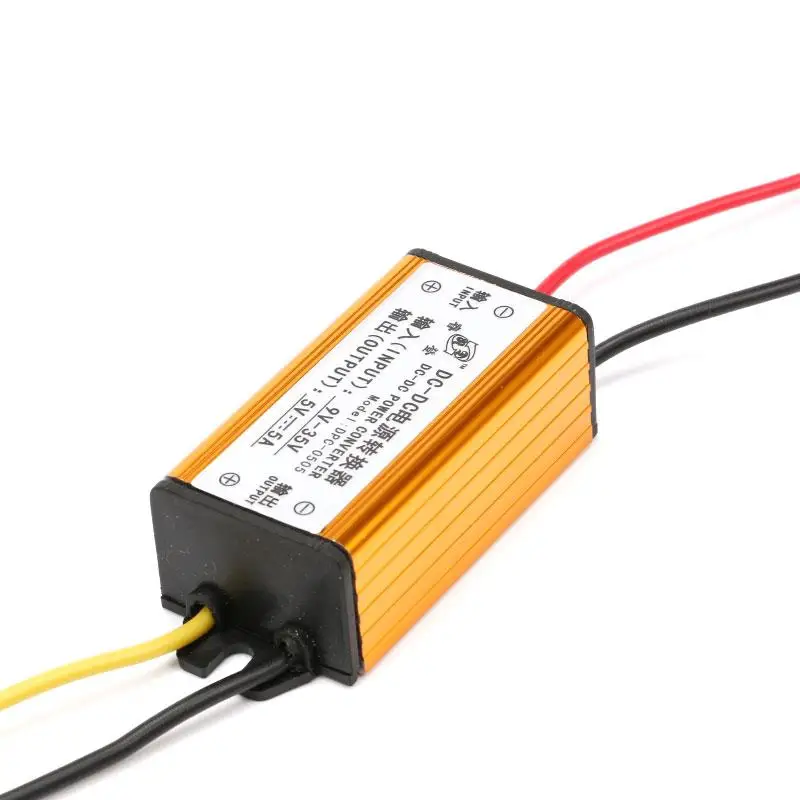 DC-DC 12V 24V to 5V 5A понижающий преобразователь регулятор напряжения модуль питания для