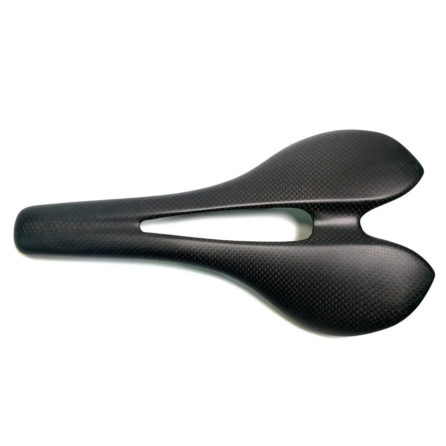 Ультралегкое карбоновое седло для горного велосипеда 120 г Черное Матовое
