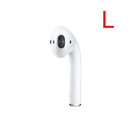 Only left Список Apple AirPods 2nd с беспроводной зарядный чехол, беспроводные наушники Bluetooth для iPhone MacBook Apple Watch - Цвет: Only left