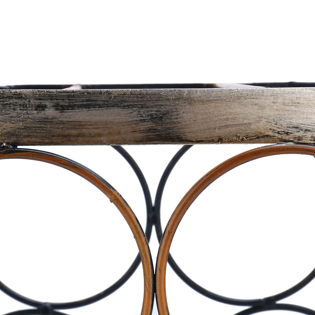 6 бутылок винный шкаф Настольный баррель крепкий Железный материал ручной работы