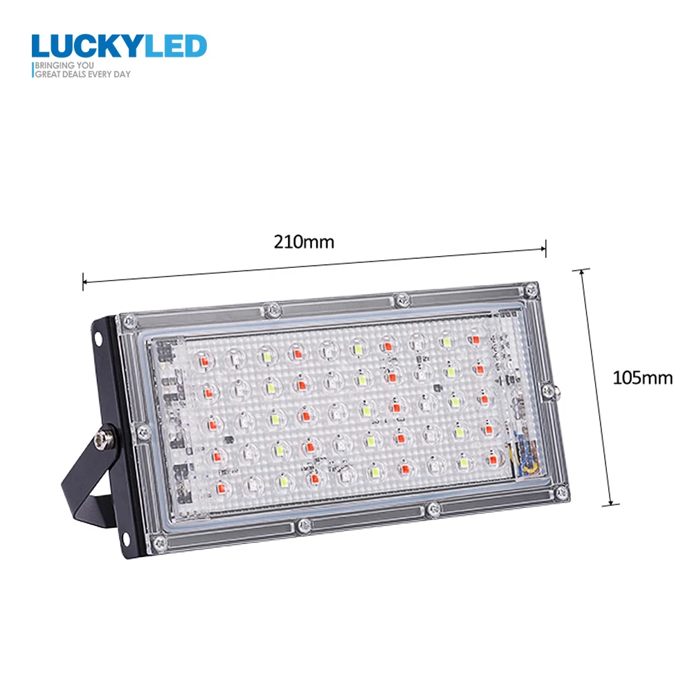 Светодиодный прожектор LUCKY RGB 50 Вт светодиодный водонепроницаемый IP65 отражатель