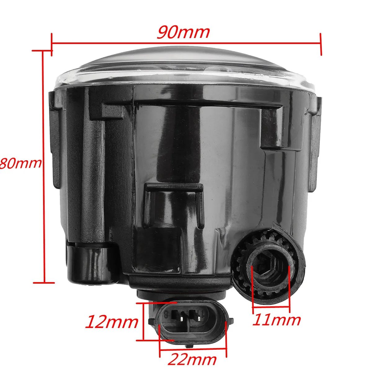 

Pair Car Front Bumper Fog Light Lamp with Covers & Wiring Switch kit For Nissan Versa 2007 2008 2009 2010 2011 NI2590103