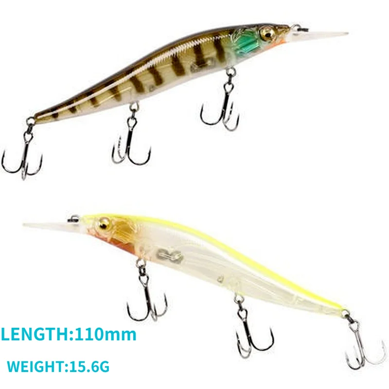 

Suspended Minoruya bait, hard bait, sea bass with mouth 110mm/15.7g